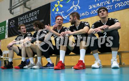 Volleyball Bundesliga Herren. DenitBank AG Volley League Men. SK Posojilnica Aich/Dob gegen SG Union Raiffeisen Waldviertel.  (Waldviertel). Bleiburg, am 15.4.2018.
Foto: Kuess
---
pressefotos, pressefotografie, kuess, qs, qspictures, sport, bild, bilder, bilddatenbank