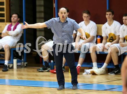 Basketball 2. Bundesliga. Playdown. 5. Runde. Woerthersee Piraten gegen KOS Celovec.  Trainer Goran Jovanovic (Piraten). Klagenfurt, am 21.4.2018.
Foto: Kuess
---
pressefotos, pressefotografie, kuess, qs, qspictures, sport, bild, bilder, bilddatenbank