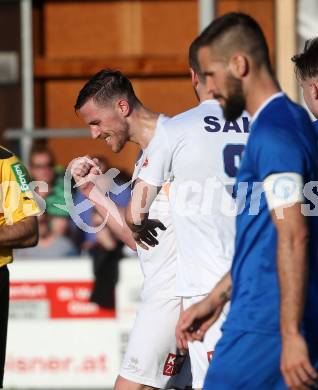 Fussball Kaerntner Liga. SAK gegen Annabichler SV. Torjubel Darjan Aleksic (SAK). Welzenegg, am 20.4.2018.
Foto: Kuess
---
pressefotos, pressefotografie, kuess, qs, qspictures, sport, bild, bilder, bilddatenbank