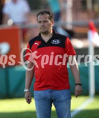 Fussball. Kaerntner Liga. St. Jakob Ros. gegen ATUS Ferlach. 	Trainer Alexander Suppantschitsch (St. Jakob). St. Jakob, 21.4.2018.
Foto: Kuess
---
pressefotos, pressefotografie, kuess, qs, qspictures, sport, bild, bilder, bilddatenbank