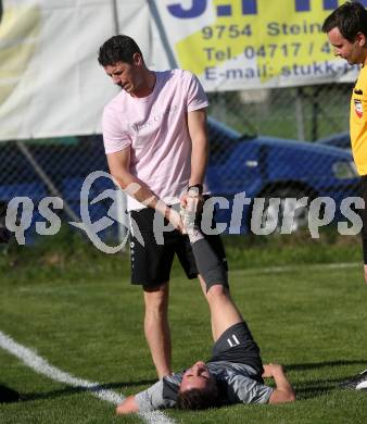 Fussball. Kaerntner Liga. St. Jakob Ros. gegen ATUS Ferlach. Trainer Mario Verdel  (Ferlach). St. Jakob, 21.4.2018.
Foto: Kuess
---
pressefotos, pressefotografie, kuess, qs, qspictures, sport, bild, bilder, bilddatenbank