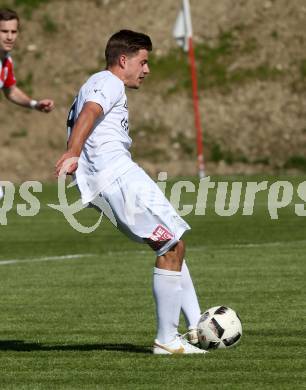 Fussball. Kaerntner Liga. Maria Saal gegen FC Lendorf. Johannes Georg Zebedin  (Maria Saal). Maria Saal, 21.4.2018.
Foto: Kuess
---
pressefotos, pressefotografie, kuess, qs, qspictures, sport, bild, bilder, bilddatenbank