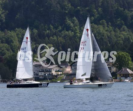 Seegeln. Oesterreichische Meisterschaft. Europameisterschaft. Union Yachtclub Woerthersee. Norbert Kosicak (22),  Lara Vadlau (33). Klagenfurt, 28.4.2018.
Foto: Kuess
---
pressefotos, pressefotografie, kuess, qs, qspictures, sport, bild, bilder, bilddatenbank