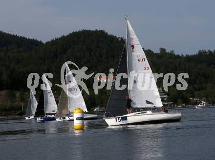 Seegeln. Europameisterschaft. Union Yachtclub Woerthersee.    Lara Vadlau (AUT, 33, Startnummer 15). Dellach, 2.5.2018.
Foto: Kuess
---
pressefotos, pressefotografie, kuess, qs, qspictures, sport, bild, bilder, bilddatenbank