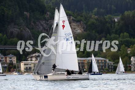 Seegeln. Europameisterschaft. Union Yachtclub Woerthersee.  Florian Raudaschl (AUT, Startnummer 11). Dellach, 2.5.2018.
Foto: Kuess
---
pressefotos, pressefotografie, kuess, qs, qspictures, sport, bild, bilder, bilddatenbank