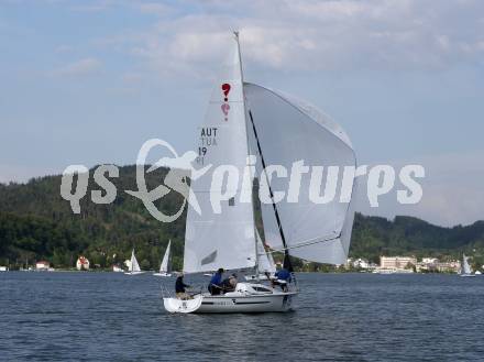 Seegeln.  Europameisterschaft. Union Yachtclub Woerthersee. Walter Passegger, (19, AUT). Dellach, 2.5.2018.
Foto: Kuess
---
pressefotos, pressefotografie, kuess, qs, qspictures, sport, bild, bilder, bilddatenbank