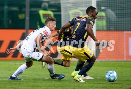 Fussball. Uniqa OEFB Cup Finale. SK Puntigamer Sturm Graz gegen FC Red Bull Salzburg. Thorsten Roecher,  (Graz), Reinhold Yabo (Salzburg). Woerthersee Stadion Klagenfurt, 9.5.2018.
Foto: Kuess
---
pressefotos, pressefotografie, kuess, qs, qspictures, sport, bild, bilder, bilddatenbank
