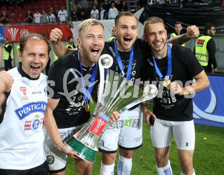 Fussball. Uniqa OEFB Cup Finale. SK Puntigamer Sturm Graz gegen FC Red Bull Salzburg. Jubel Peter Zulj (Graz). Woerthersee Stadion Klagenfurt, 9.5.2018.
Foto: Kuess
---
pressefotos, pressefotografie, kuess, qs, qspictures, sport, bild, bilder, bilddatenbank