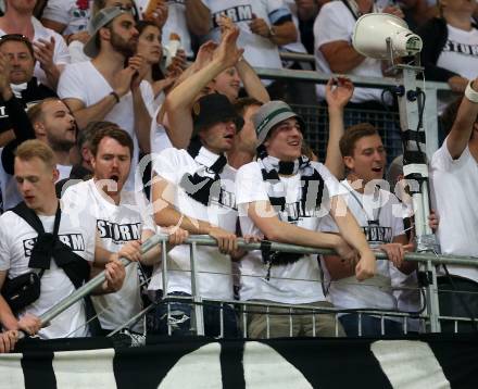 Fussball. Uniqa OEFB Cup Finale. SK Puntigamer Sturm Graz gegen FC Red Bull Salzburg. Fans. Woerthersee Stadion Klagenfurt, 9.5.2018.
Foto: Kuess
---
pressefotos, pressefotografie, kuess, qs, qspictures, sport, bild, bilder, bilddatenbank