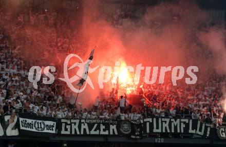 Fussball. Uniqa OEFB Cup Finale. SK Puntigamer Sturm Graz gegen FC Red Bull Salzburg. Fans. Woerthersee Stadion Klagenfurt, 9.5.2018.
Foto: Kuess
---
pressefotos, pressefotografie, kuess, qs, qspictures, sport, bild, bilder, bilddatenbank