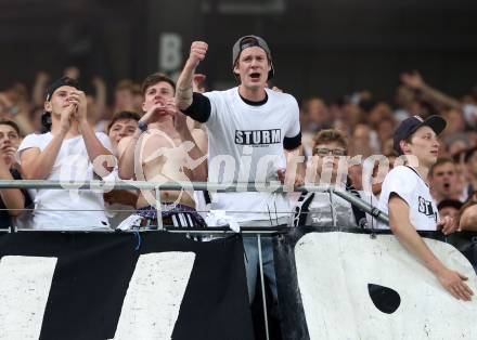 Fussball. Uniqa OEFB Cup Finale. SK Puntigamer Sturm Graz gegen FC Red Bull Salzburg. Fans. Woerthersee Stadion Klagenfurt, 9.5.2018.
Foto: Kuess
---
pressefotos, pressefotografie, kuess, qs, qspictures, sport, bild, bilder, bilddatenbank