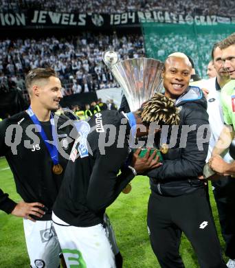 Fussball. Uniqa OEFB Cup Finale. SK Puntigamer Sturm Graz gegen FC Red Bull Salzburg. Jubel (Graz). Woerthersee Stadion Klagenfurt, 9.5.2018.
Foto: Kuess
---
pressefotos, pressefotografie, kuess, qs, qspictures, sport, bild, bilder, bilddatenbank