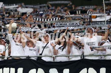 Fussball. Uniqa OEFB Cup Finale. SK Puntigamer Sturm Graz gegen FC Red Bull Salzburg. Fans. Woerthersee Stadion Klagenfurt, 9.5.2018.
Foto: Kuess
---
pressefotos, pressefotografie, kuess, qs, qspictures, sport, bild, bilder, bilddatenbank