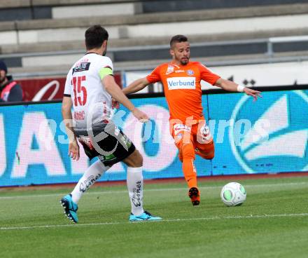 Fussball tipico Bundesliga. RZ Pellets WAC gegen FK Austria Wien. Nemanja Rnic, (WAC), Ferreira Venuto Lucas  (Wien). Wolfsberg, am 15.5.2018.
Foto: Kuess

---
pressefotos, pressefotografie, kuess, qs, qspictures, sport, bild, bilder, bilddatenbank
