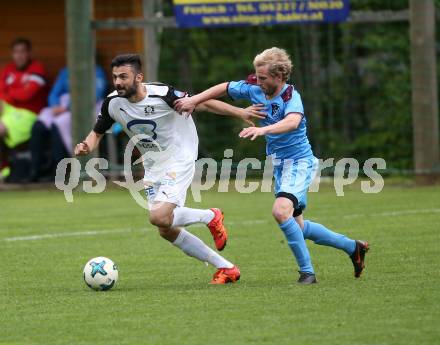 Fussball. Unterliga Ost. Sele Zell gegen Woelfnitz. Daniel Cumurdzic (Sele Zell), David Tamegger (Woelfnitz). Sele Zell, 18.5.2018.
Foto: Kuess
---
pressefotos, pressefotografie, kuess, qs, qspictures, sport, bild, bilder, bilddatenbank