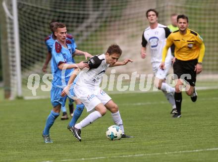 Fussball. Unterliga Ost. Sele Zell gegen Woelfnitz. Daniel Perkounig (Sele Zell), Petar Kitic (Woelfnitz). Sele Zell, 18.5.2018.
Foto: Kuess
---
pressefotos, pressefotografie, kuess, qs, qspictures, sport, bild, bilder, bilddatenbank