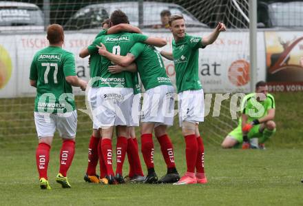 Fussball. Unterliga Ost. Eberstein gegen St. Michael Bleiburg. Torjubel Luka Prasnikar (Eberstein). Eberstein, 19.5.2018.
Foto: Kuess
---
pressefotos, pressefotografie, kuess, qs, qspictures, sport, bild, bilder, bilddatenbank