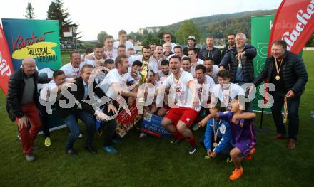 Fussball KFV Cup. Finale. Bleiburg gegen SAK.  Jubel  (SAK). Bleiburg, am 22.5.2018.
Foto: Kuess
---
pressefotos, pressefotografie, kuess, qs, qspictures, sport, bild, bilder, bilddatenbank