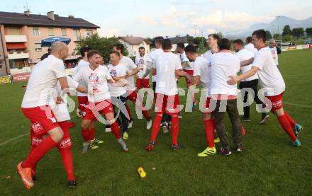 Fussball KFV Cup. Finale. Bleiburg gegen SAK.  Jubel (SAK). Bleiburg, am 22.5.2018.
Foto: Kuess
---
pressefotos, pressefotografie, kuess, qs, qspictures, sport, bild, bilder, bilddatenbank