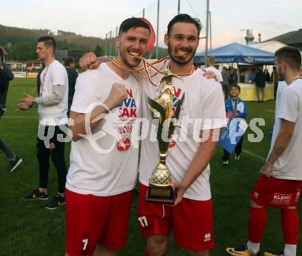 Fussball KFV Cup. Finale. Bleiburg gegen SAK.  Darjan Aleksic, Patrick Lausegger (SAK). Bleiburg, am 22.5.2018.
Foto: Kuess
---
pressefotos, pressefotografie, kuess, qs, qspictures, sport, bild, bilder, bilddatenbank