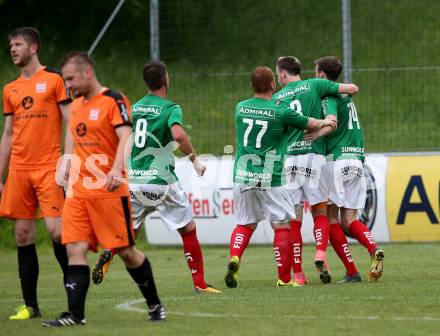 Fussball. Unterliga Ost. Eberstein gegen St. Michael Bleiburg. Torjubel Aleksandar Radonjic (Eberstein). Eberstein, 19.5.2018.
Foto: Kuess
---
pressefotos, pressefotografie, kuess, qs, qspictures, sport, bild, bilder, bilddatenbank