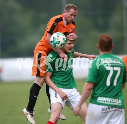Fussball. Unterliga Ost. Eberstein gegen St. Michael Bleiburg. Andre Adolf Wurzer,  (Eberstein), Georg Woschitz (St. Michael). Eberstein, 19.5.2018.
Foto: Kuess
---
pressefotos, pressefotografie, kuess, qs, qspictures, sport, bild, bilder, bilddatenbank