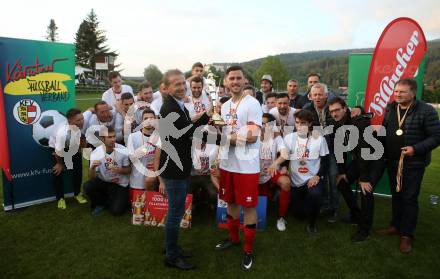 Fussball KFV Cup. Finale. Bleiburg gegen SAK.  Klaus Mitterdorfer, Darjan Aleksic (SAK). Bleiburg, am 22.5.2018.
Foto: Kuess
---
pressefotos, pressefotografie, kuess, qs, qspictures, sport, bild, bilder, bilddatenbank