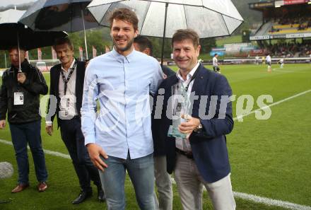 Fussball tipico Bundesliga. RZ Pellets WAC gegen Rapid Wien. Boris Huettenbrenner, Dietmar Riegler (WAC). Wolfsberg, am 27.5.2018.
Foto: Kuess

---
pressefotos, pressefotografie, kuess, qs, qspictures, sport, bild, bilder, bilddatenbank