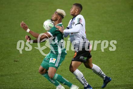 Fussball tipico Bundesliga. RZ Pellets WAC gegen Rapid Wien. Igor Julio Dos Santos De Paulo,  (WAC),  Joelinton Cassio Apolinaro De Lira (Rapid). Wolfsberg, am 27.5.2018.
Foto: Kuess

---
pressefotos, pressefotografie, kuess, qs, qspictures, sport, bild, bilder, bilddatenbank