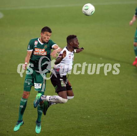 Fussball tipico Bundesliga. RZ Pellets WAC gegen Rapid Wien. Issiaka Ouedraogo,  (WAC), Dejan Ljubicic (Rapid). Wolfsberg, am 27.5.2018.
Foto: Kuess

---
pressefotos, pressefotografie, kuess, qs, qspictures, sport, bild, bilder, bilddatenbank