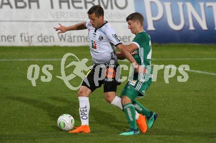 Fussball tipico Bundesliga. RZ Pellets WAC gegen Rapid Wien. Sasa Jovanovic, (WAC), Stephan Auer  (Rapid). Wolfsberg, am 15.5.2018.
Foto: Kuess

---
pressefotos, pressefotografie, kuess, qs, qspictures, sport, bild, bilder, bilddatenbank