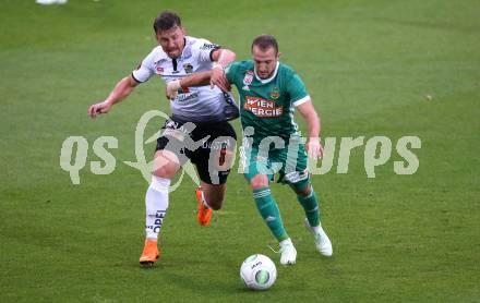 Fussball tipico Bundesliga. RZ Pellets WAC gegen Rapid Wien.  Christopher Wernitznig,  (WAC), Veton Berisha (Rapid). Wolfsberg, am 15.5.2018.
Foto: Kuess

---
pressefotos, pressefotografie, kuess, qs, qspictures, sport, bild, bilder, bilddatenbank