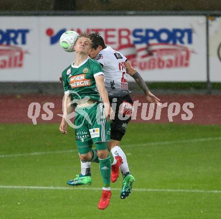 Fussball tipico Bundesliga. RZ Pellets WAC gegen Rapid Wien. Dominik Frieser,  (WAC), Manuel Thurnwald (Rapid). Wolfsberg, am 15.5.2018.
Foto: Kuess

---
pressefotos, pressefotografie, kuess, qs, qspictures, sport, bild, bilder, bilddatenbank