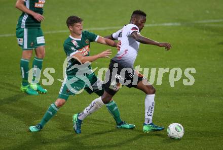 Fussball tipico Bundesliga. RZ Pellets WAC gegen Rapid Wien. Issiaka Ouedraogo,  (WAC), Stephan Auer (Rapid). Wolfsberg, am 27.5.2018.
Foto: Kuess

---
pressefotos, pressefotografie, kuess, qs, qspictures, sport, bild, bilder, bilddatenbank