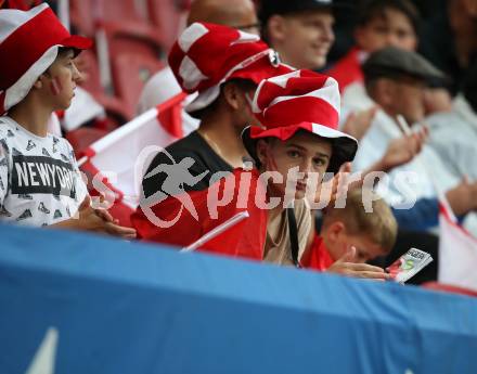 Fussball Laenderspiel. Oesterreich gegen Deutschland.  Fans. Klagenfurt Woerthersee Stadion, am 2.6.2018.
Foto: Kuess


---
pressefotos, pressefotografie, kuess, qs, qspictures, sport, bild, bilder, bilddatenbank