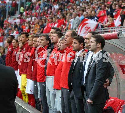 Fussball Laenderspiel. Oesterreich gegen Deutschland. Trainer Franco Foda (Oesterreich). Klagenfurt Woerthersee Stadion, am 2.6.2018.
Foto: Kuess


---
pressefotos, pressefotografie, kuess, qs, qspictures, sport, bild, bilder, bilddatenbank