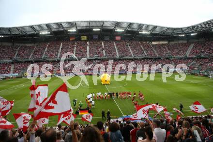 Fussball Laenderspiel. Oesterreich gegen Deutschland.  Fans. Klagenfurt Woerthersee Stadion, am 2.6.2018.
Foto: Kuess


---
pressefotos, pressefotografie, kuess, qs, qspictures, sport, bild, bilder, bilddatenbank