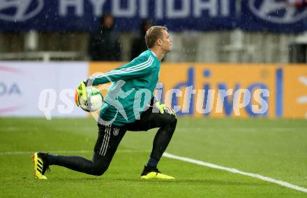 Fussball Laenderspiel. Oesterreich gegen Deutschland. Manuel Neuer   (Deutschland). Klagenfurt, am 2.6.2018.
Foto: Kuess


---
pressefotos, pressefotografie, kuess, qs, qspictures, sport, bild, bilder, bilddatenbank