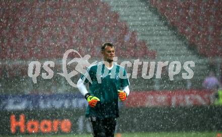 Fussball Laenderspiel. Oesterreich gegen Deutschland.  Manuel Neuer (Deutschland). Klagenfurt Woerthersee Stadion, am 2.6.2018.
Foto: Kuess


---
pressefotos, pressefotografie, kuess, qs, qspictures, sport, bild, bilder, bilddatenbank