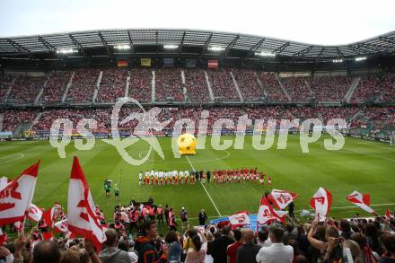 Fussball Laenderspiel. Oesterreich gegen Deutschland.  Fans. Klagenfurt Woerthersee Stadion, am 2.6.2018.
Foto: Kuess


---
pressefotos, pressefotografie, kuess, qs, qspictures, sport, bild, bilder, bilddatenbank