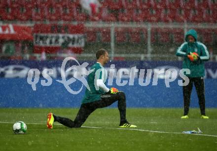 Fussball Laenderspiel. Oesterreich gegen Deutschland.  Manuel Neuer (Deutschland). Klagenfurt Woerthersee Stadion, am 2.6.2018.
Foto: Kuess


---
pressefotos, pressefotografie, kuess, qs, qspictures, sport, bild, bilder, bilddatenbank