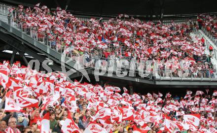 Fussball Laenderspiel. Oesterreich gegen Deutschland.  Fans. Klagenfurt Woerthersee Stadion, am 2.6.2018.
Foto: Kuess


---
pressefotos, pressefotografie, kuess, qs, qspictures, sport, bild, bilder, bilddatenbank