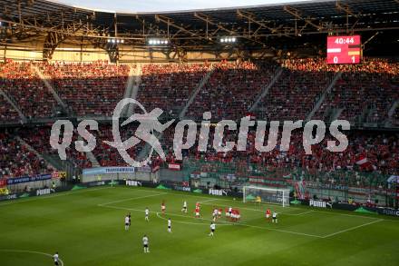 Fussball Laenderspiel. Oesterreich gegen Deutschland.  Fans. Klagenfurt Woerthersee Stadion, am 2.6.2018.
Foto: Kuess


---
pressefotos, pressefotografie, kuess, qs, qspictures, sport, bild, bilder, bilddatenbank