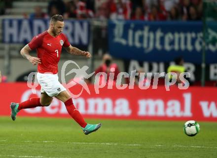 Fussball Laenderspiel. Oesterreich gegen Deutschland.  Marko Arnautovic (Oesterreich). Klagenfurt Woerthersee Stadion, am 2.6.2018.
Foto: Kuess


---
pressefotos, pressefotografie, kuess, qs, qspictures, sport, bild, bilder, bilddatenbank