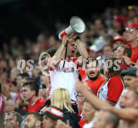 Fussball Laenderspiel. Oesterreich gegen Deutschland.  Fans. Klagenfurt Woerthersee Stadion, am 2.6.2018.
Foto: Kuess


---
pressefotos, pressefotografie, kuess, qs, qspictures, sport, bild, bilder, bilddatenbank