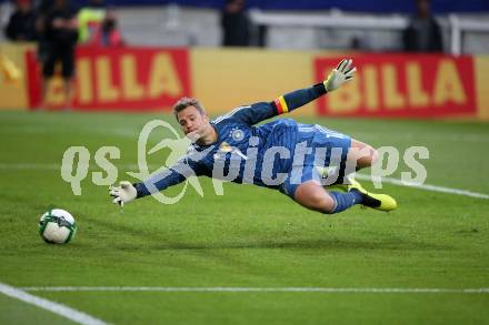 Fussball Laenderspiel. Oesterreich gegen Deutschland.  Manuel Neuer  (Deutschland). Klagenfurt Woerthersee Stadion, am 2.6.2018.
Foto: Kuess


---
pressefotos, pressefotografie, kuess, qs, qspictures, sport, bild, bilder, bilddatenbank