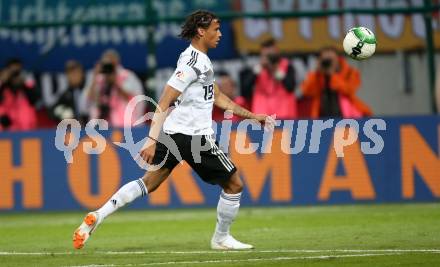 Fussball Laenderspiel. Oesterreich gegen Deutschland.  Leroy Sane  (Deutschland). Klagenfurt Woerthersee Stadion, am 2.6.2018.
Foto: Kuess


---
pressefotos, pressefotografie, kuess, qs, qspictures, sport, bild, bilder, bilddatenbank