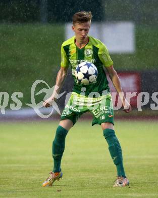 Fussball. Kaerntner Liga. Voelkermarkt gegen FC Lendorf. Joseph Rainer   (Lendorf). Voelkermarkt, 8.6.2018.
Foto: Kuess
---
pressefotos, pressefotografie, kuess, qs, qspictures, sport, bild, bilder, bilddatenbank