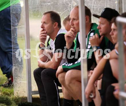 Fussball. Kaerntner Liga. Voelkermarkt gegen FC Lendorf. Trainer Kurt Stuck  (Voelkermarkt). Voelkermarkt, 8.6.2018.
Foto: Kuess
---
pressefotos, pressefotografie, kuess, qs, qspictures, sport, bild, bilder, bilddatenbank