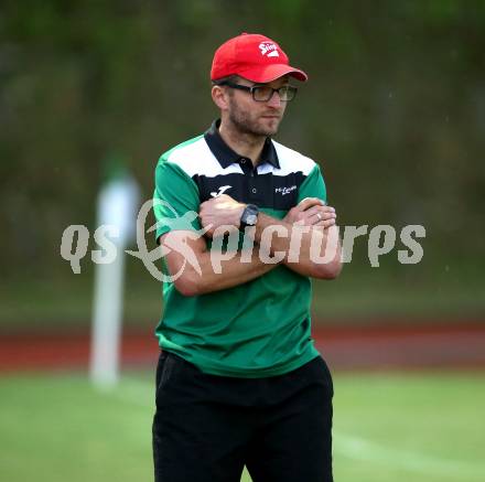 Fussball. Kaerntner Liga. Voelkermarkt gegen FC Lendorf. Trainer Christoph Morgenstern   (Lendorf). Voelkermarkt, 8.6.2018.
Foto: Kuess
---
pressefotos, pressefotografie, kuess, qs, qspictures, sport, bild, bilder, bilddatenbank